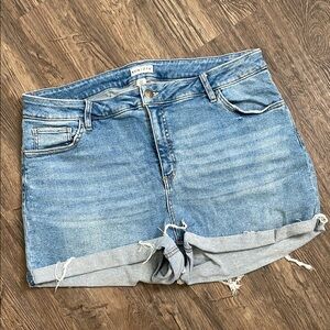 Blue Denim Jean Shorts